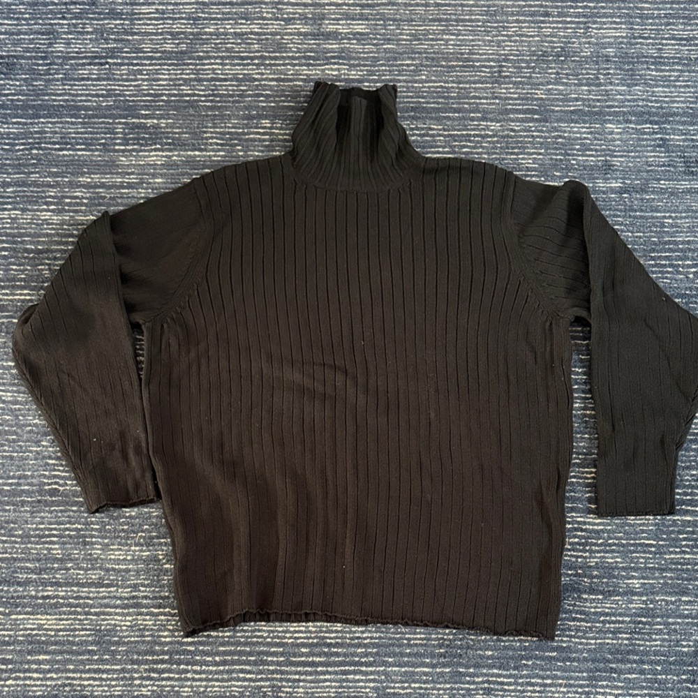 Old Navy Men's Black Turtleneck Sweater